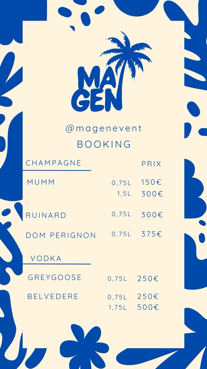 Carte des bouteilles Magen