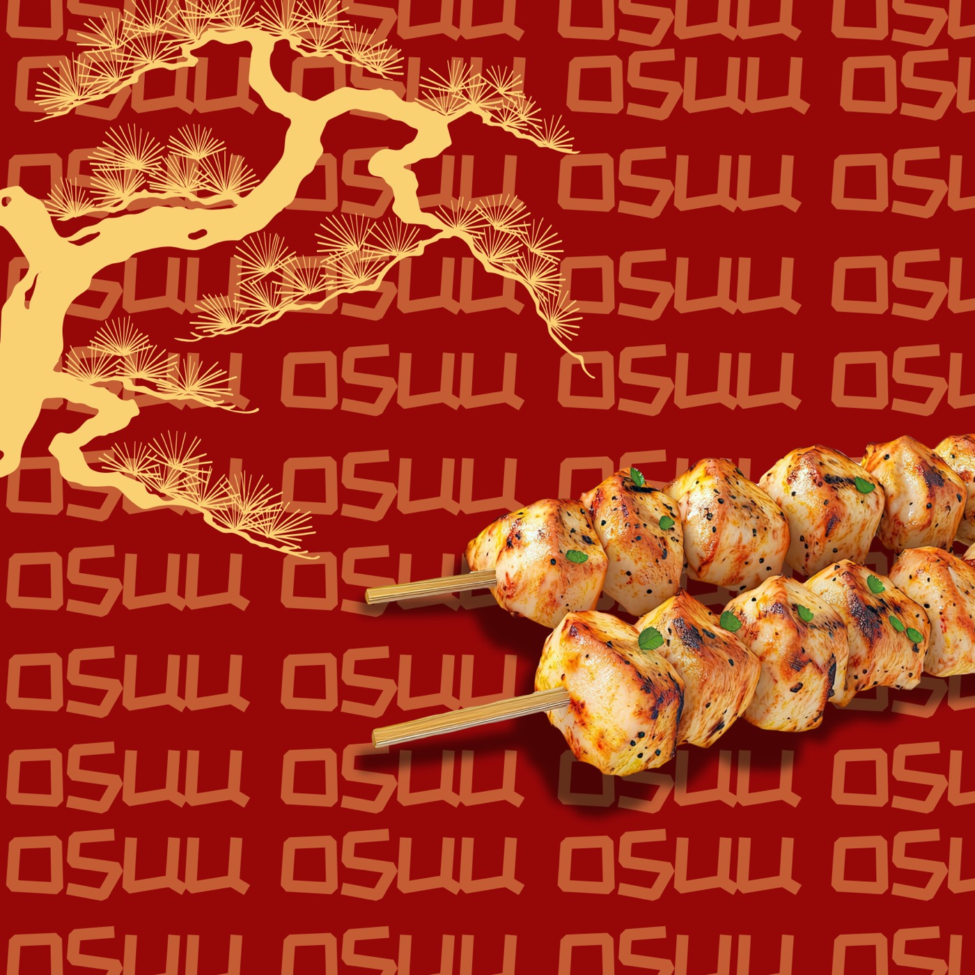 Motif typographique Osuu Food